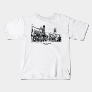 Ann Arbor - Michigan Kids T-Shirt